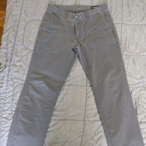 Bonobos Straight Grey Chinos 33x30